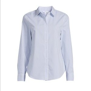 Time and Tru Women's Long Sleeve Button Down Shirt, Sizes